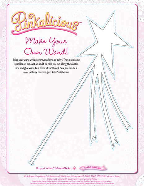 princess wand template